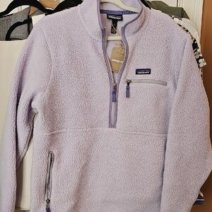 Patagonia Retro Pile In Color Foxglove Purple